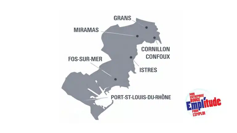 Carte Istres Ouest Provence